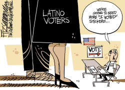 LATINO VOTE by David Fitzsimmons