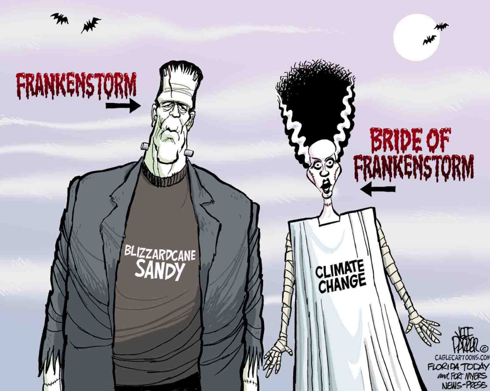  FRANKENSTORM AND CLIMATE CHANGE by Jeff Parker