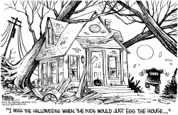 SANDY HALLOWEEN by Rick McKee