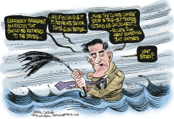 ROMNEY STORM by Daryl Cagle