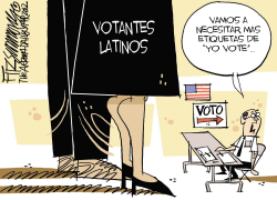 VOTO LATINO by David Fitzsimmons