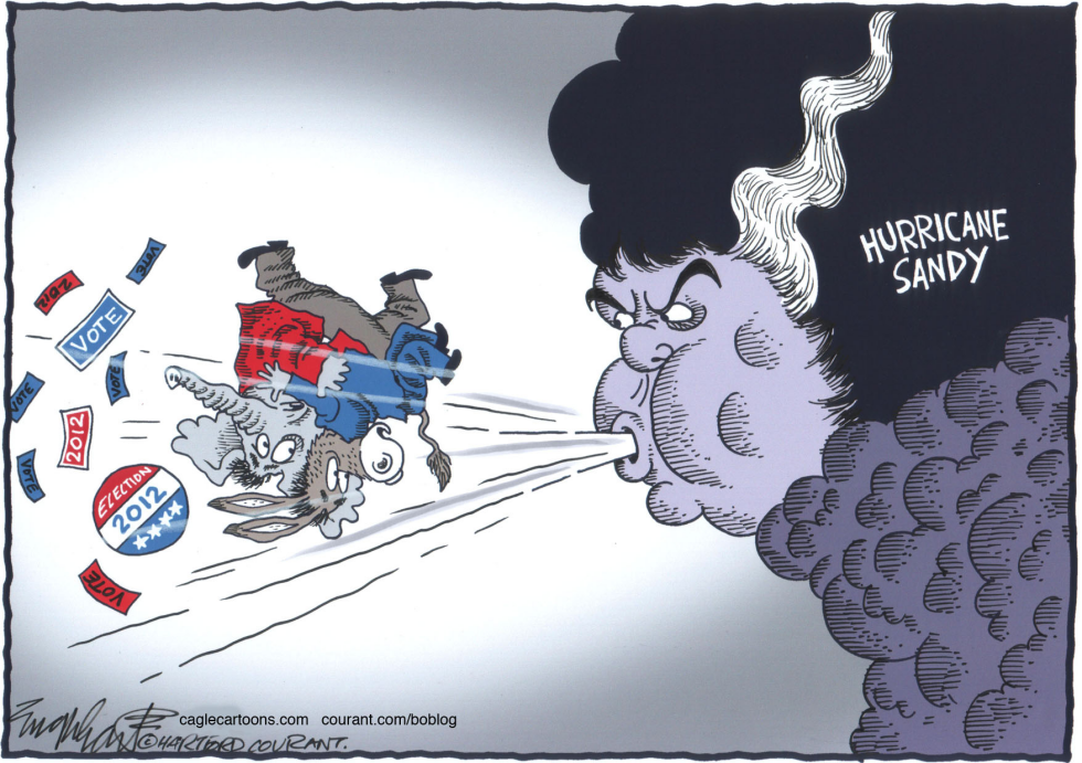  HURRICANE SANDY by Bob Englehart