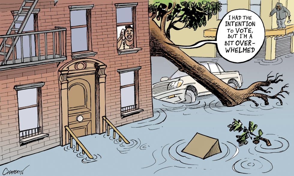  THE DAY AFTER SANDY by Patrick Chappatte