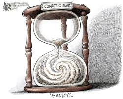 HURRICANE SANDY by Adam Zyglis