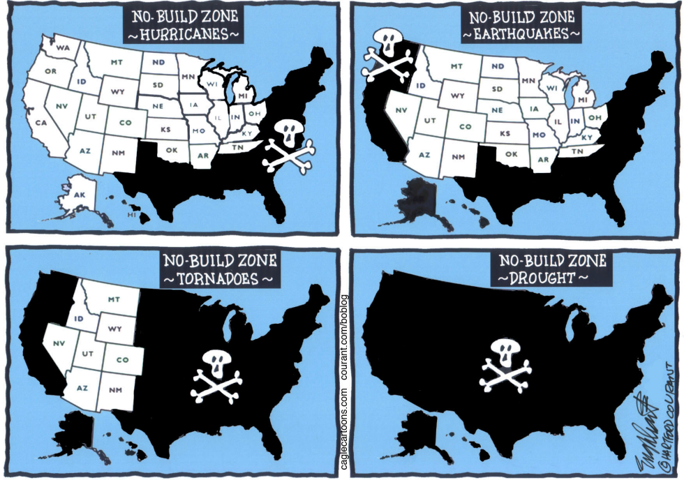  NO-BUILD ZONE by Bob Englehart