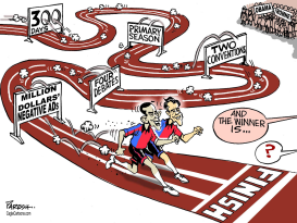 AMERICAN POLL RACE by Paresh Nath