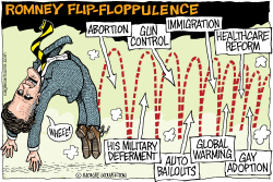 ROMNEY FLIP-FLOPPULENCE by Wolverton