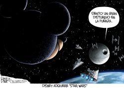 EL LADO DISNEY DE LA FUERZA by Nate Beeler