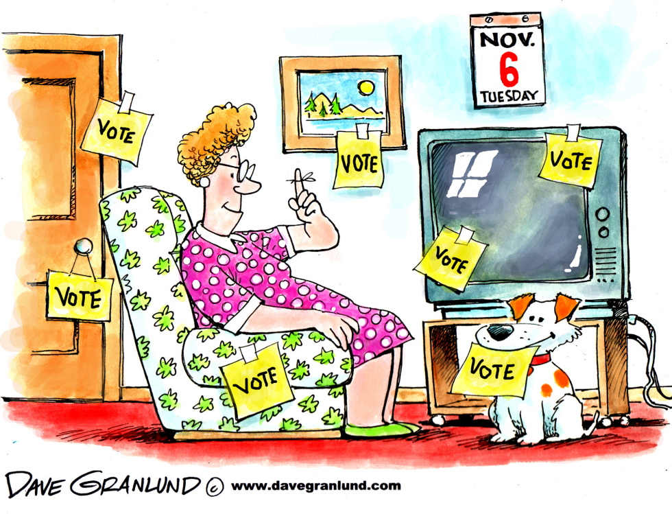  VOTE NOVEMBER 6 by Dave Granlund