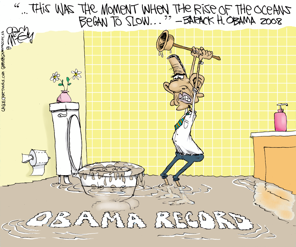  OBAMA'S RISING WATERS by Gary McCoy