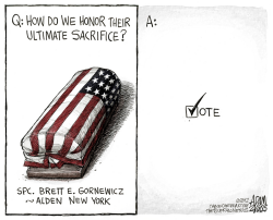 ELECTION DAY DUTY by Adam Zyglis