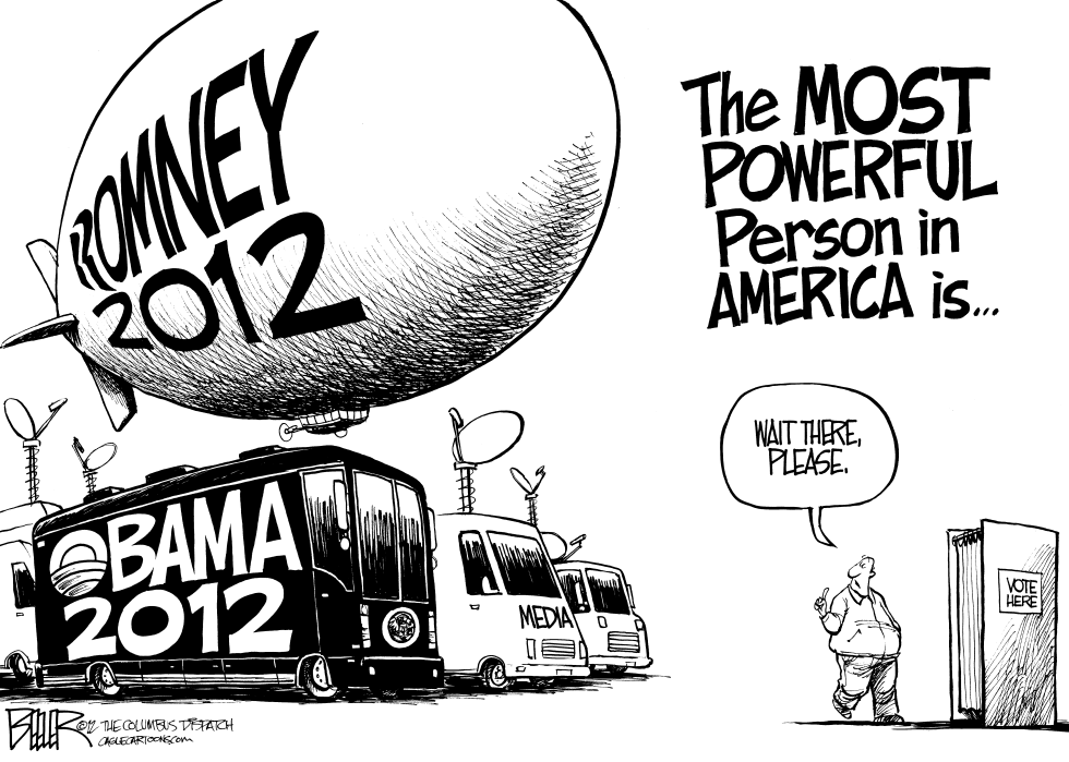  ELECTION DAY 2012 by Nate Beeler