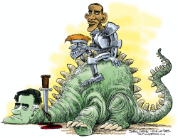 OBAMA WINS by Daryl Cagle