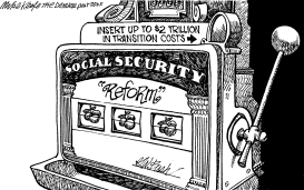 SOCIAL SECURITY REFORM by Mike Keefe