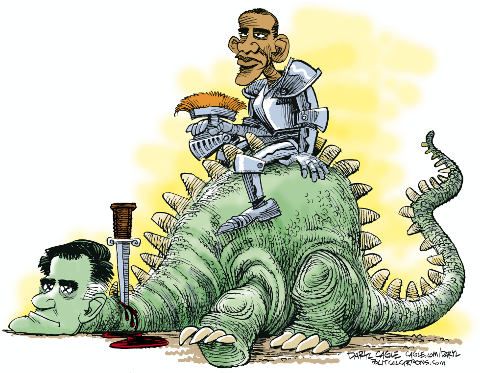  OBAMA GANA by Daryl Cagle