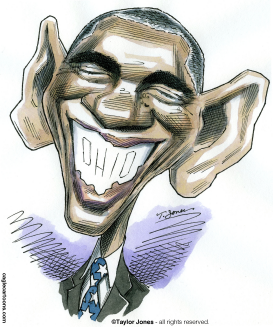 OBAMA SMILE  by Taylor Jones