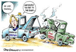 SENATOR-ELECT WARREN by Dave Granlund