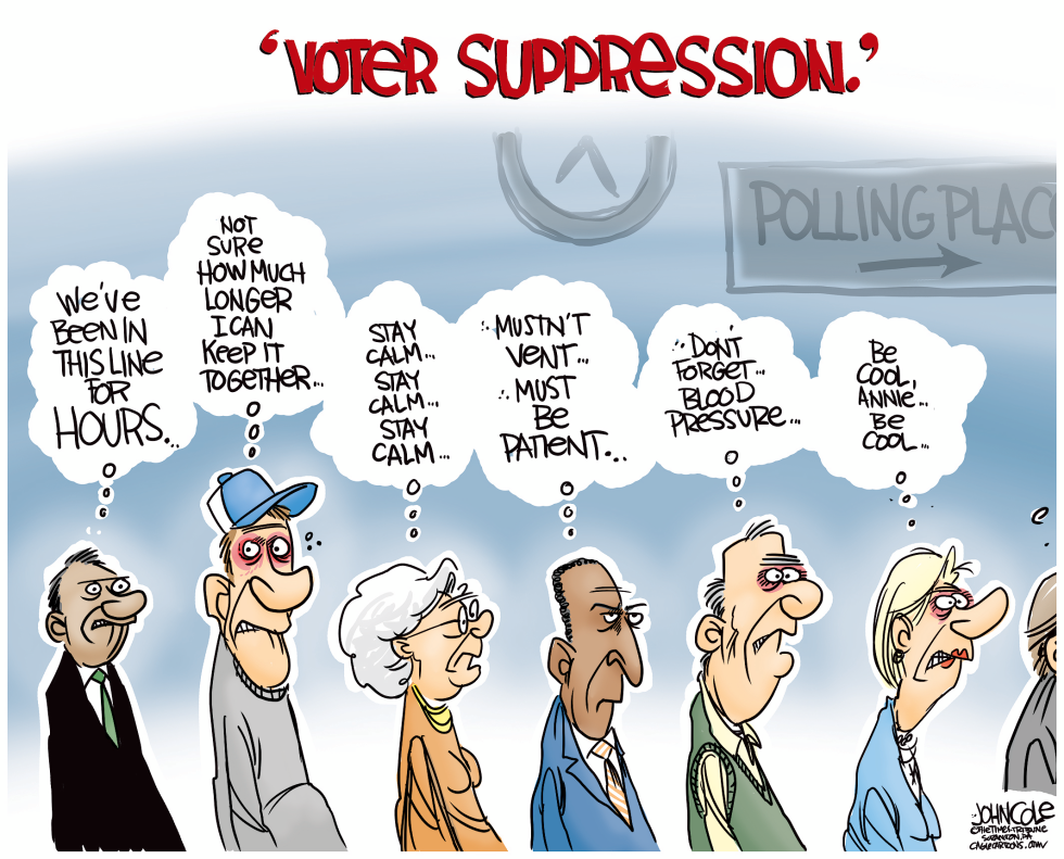  VOTER SUPPRESSION by John Cole