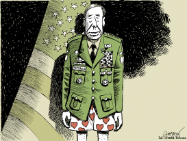 DOWNFALL OF DAVID PETRAEUS by Patrick Chappatte