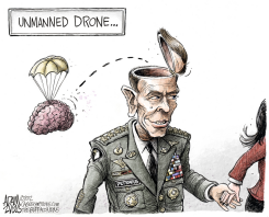 DAVID PETRAEUS by Adam Zyglis