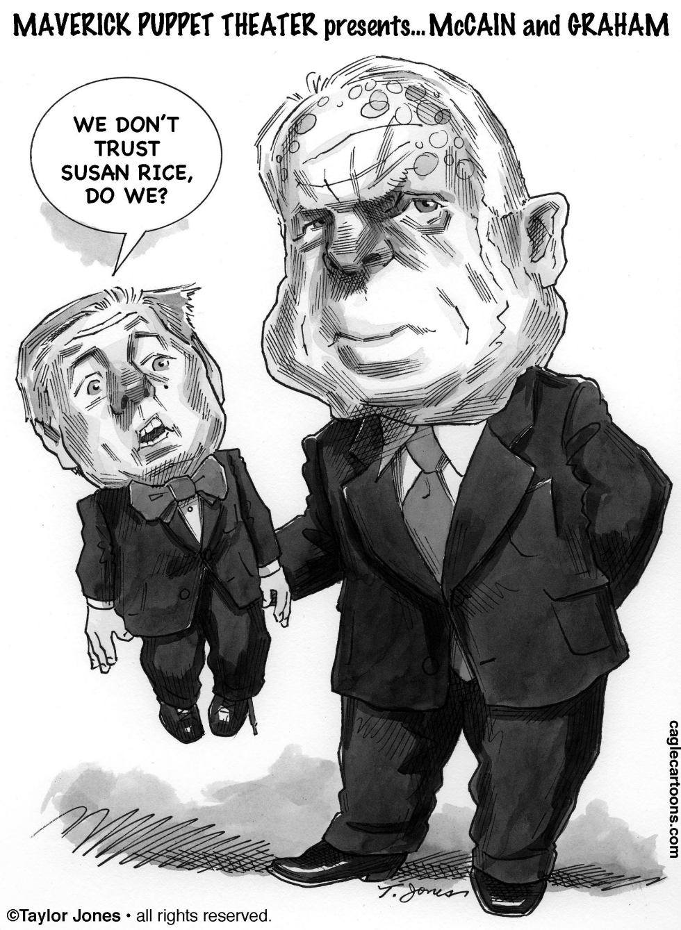  JOHN MCCAIN AND LINDSEY GRAHAM by Taylor Jones