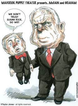 JOHN MCCAIN AND LINDSEY GRAHAM  by Taylor Jones