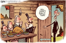 OBAMA THANKSGIVING by Rick McKee