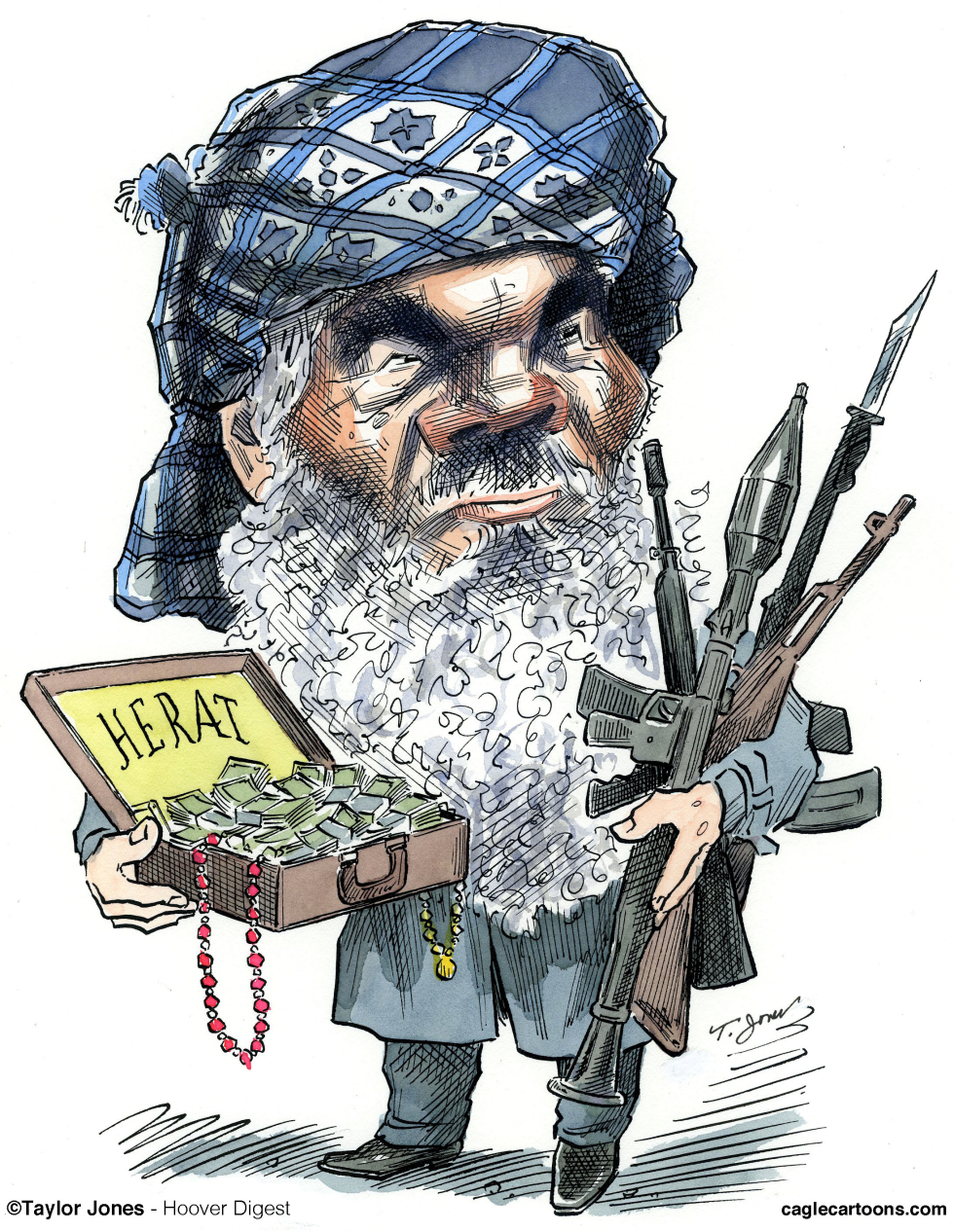  JEFE MILITAR AFGHANO ISMAIL KHAN  by Taylor Jones