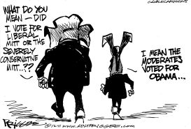 MODERATES by Milt Priggee