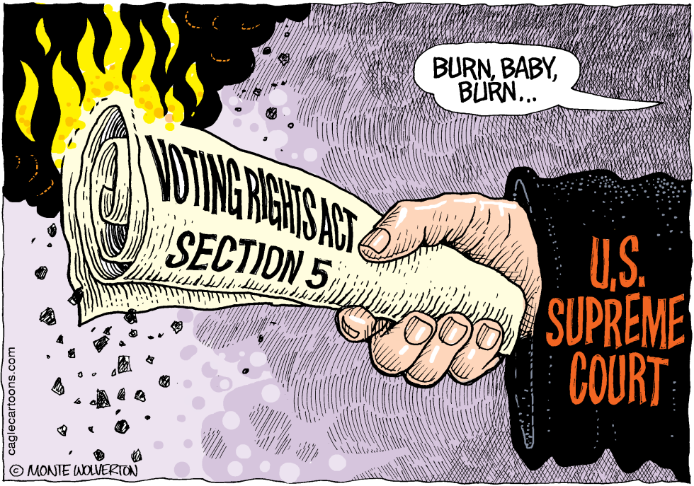  VOTING RIGHTS ACT UNDER FIRE by Wolverton