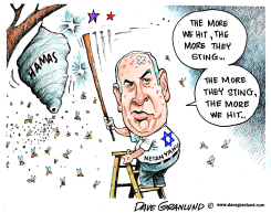 ISRAEL AND HAMAS by Dave Granlund