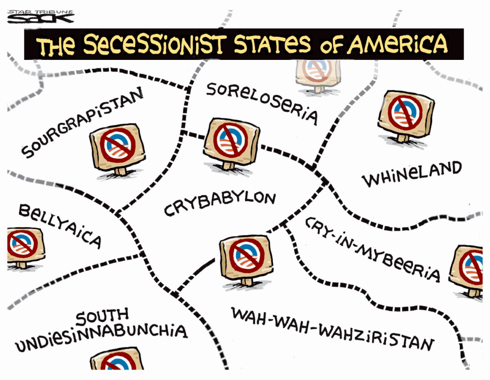  SECESSIONIST STATES by Steve Sack