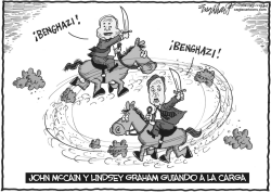 JOHN MCCAIN Y LINDSEY GRAHAM by Bob Englehart