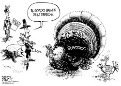 PAVO E IMPUESTOS by Nate Beeler