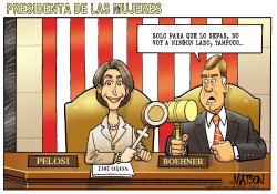 NANCY PELOSI ES PRESIDENTA DE MUJERES DEL CONGRESO by RJ Matson