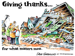 GIVING THANKS by Dave Granlund