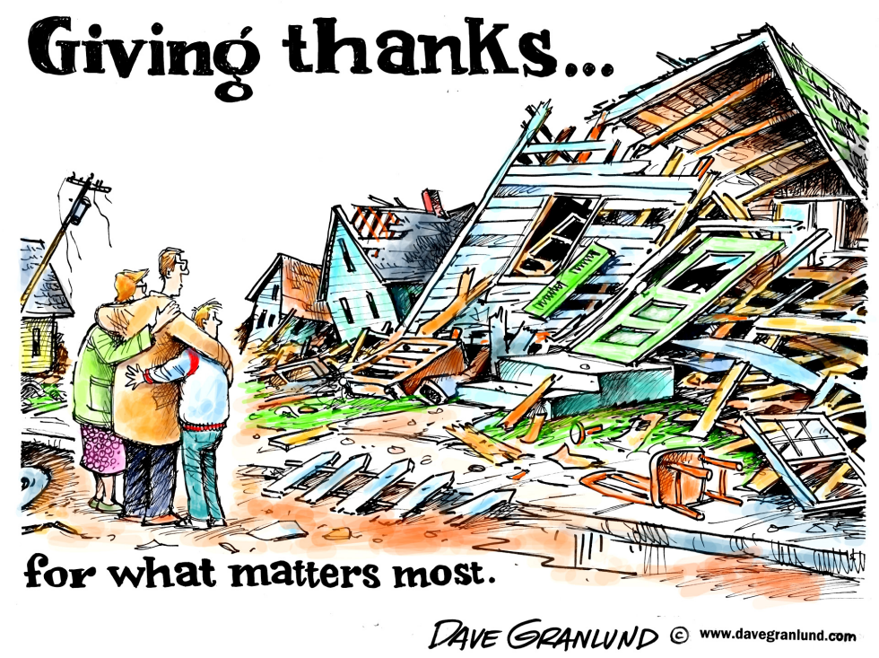  GIVING THANKS by Dave Granlund