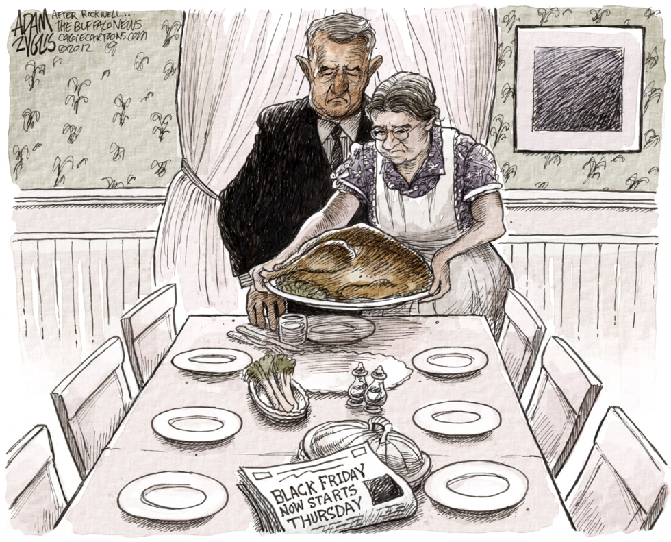  THANKSGIVING by Adam Zyglis