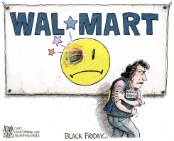 WALMART BLACK FRIDAY by Adam Zyglis