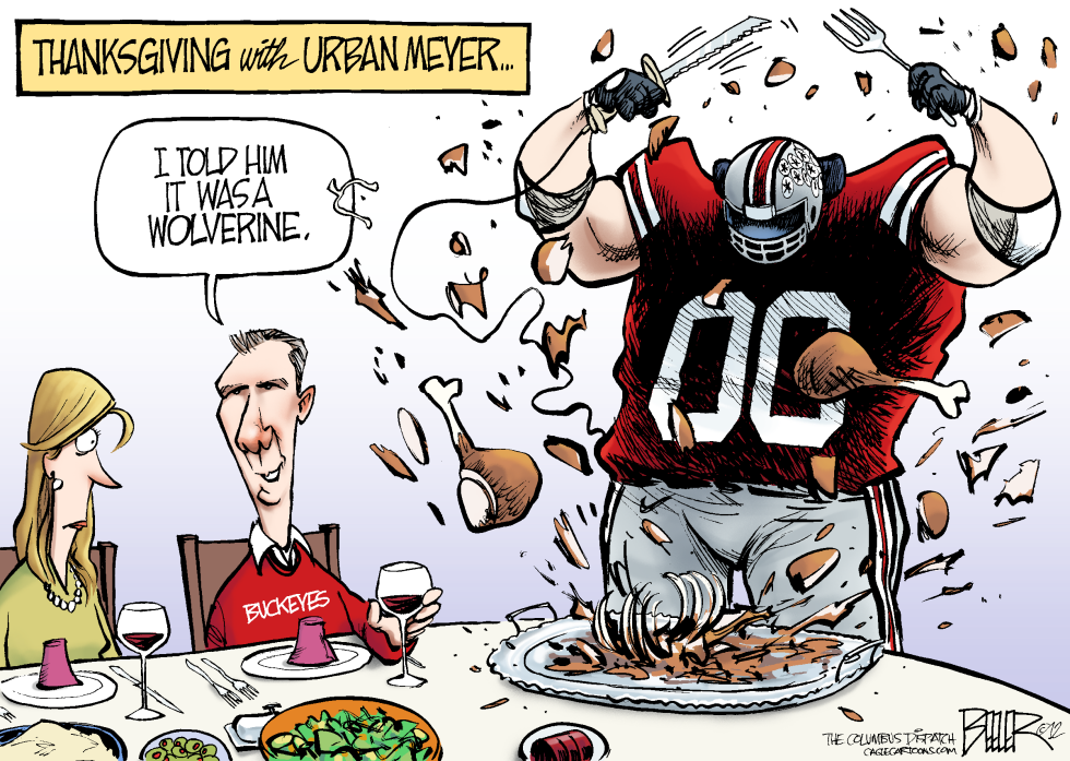  LOCAL OH - OSU VS MICHIGAN THANKSGIVING by Nate Beeler