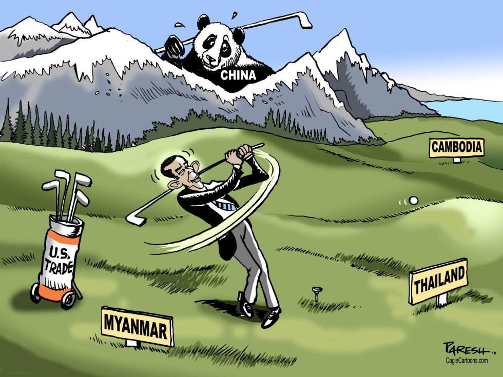  OBAMA IN ASIA by Paresh Nath