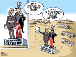 ISRAEL-HAMAS CEASEFIRE by Paresh Nath