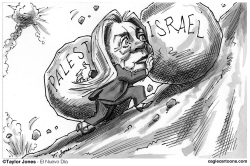 HILLARY CLINTON - DOUBLE SISYPHUS by Taylor Jones