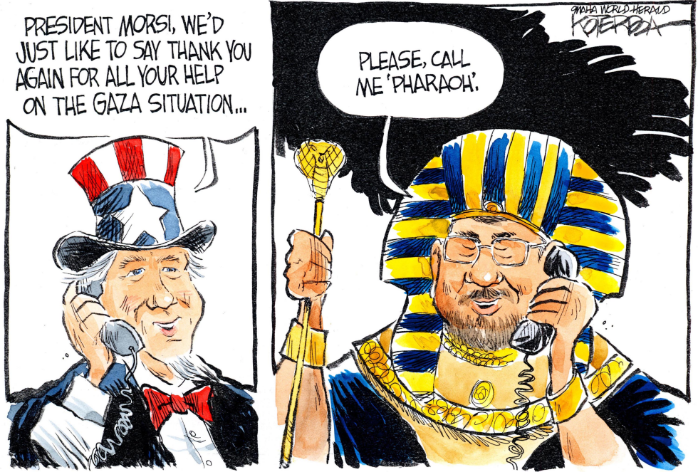  PHARAOH MORSI by Jeff Koterba