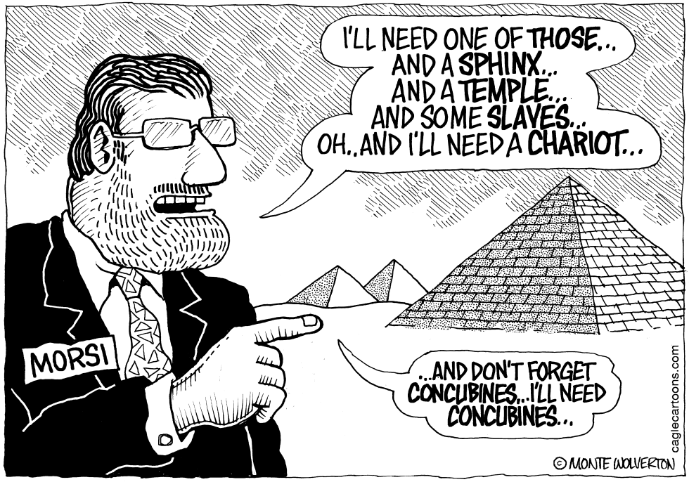  CORRECTED - PHARAOH MORSI by Wolverton