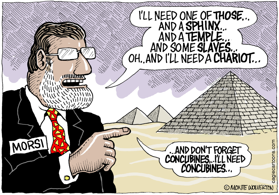  CORRECTED -PHARAOH MORSI by Wolverton