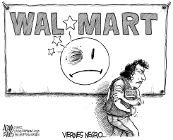 VIERNES NEGRO EN WALMART by Adam Zyglis