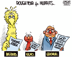 NORQUIST THE MUPPET by John Cole