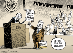 UN VOTE ON PALESTINE by Patrick Chappatte