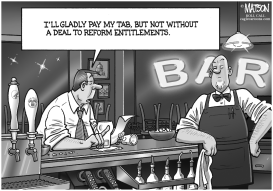 FISCAL CLIFF BAR TAB by RJ Matson